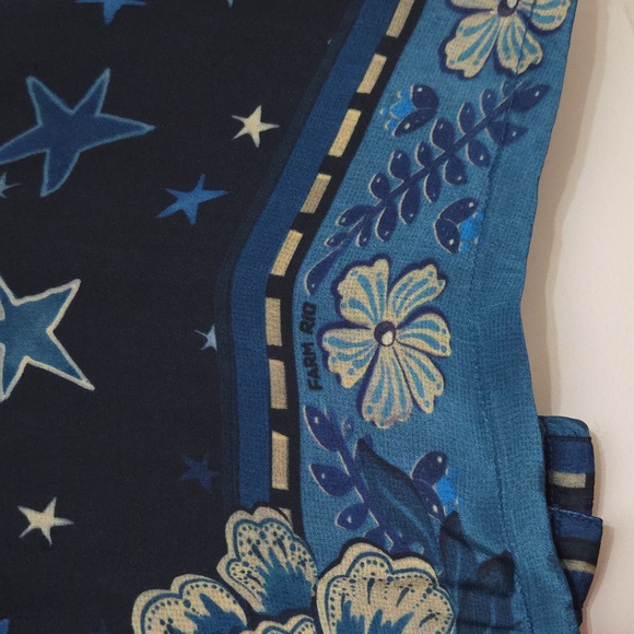 ❌❌❌ SOLD ❌❌❌FARM Rio By Anthropologie Button Up Blouse/ Medium - Picture 3 of 8